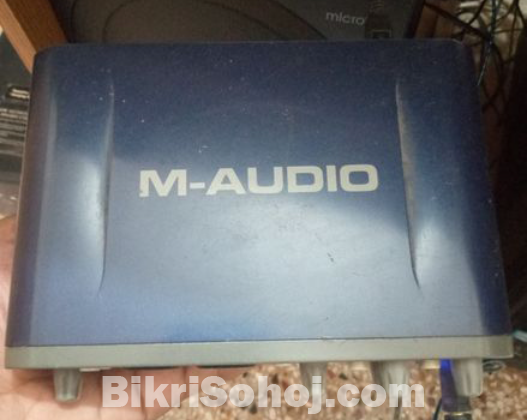 Sound Card M-Audio Fast track pro